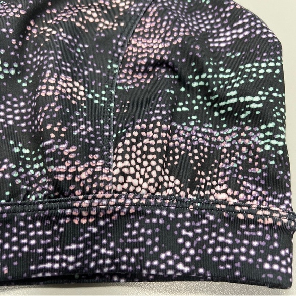 TEK GEAR Sports Bra Size M Multicolored Medium Support Sheer Keyhole Back EUC - Picture 4 of 7